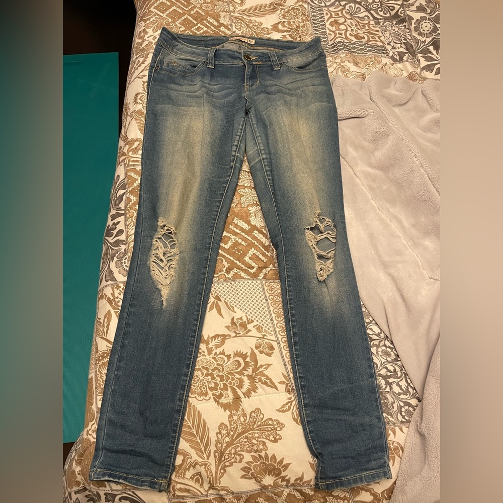 YMI Faded Ripped Jeans
